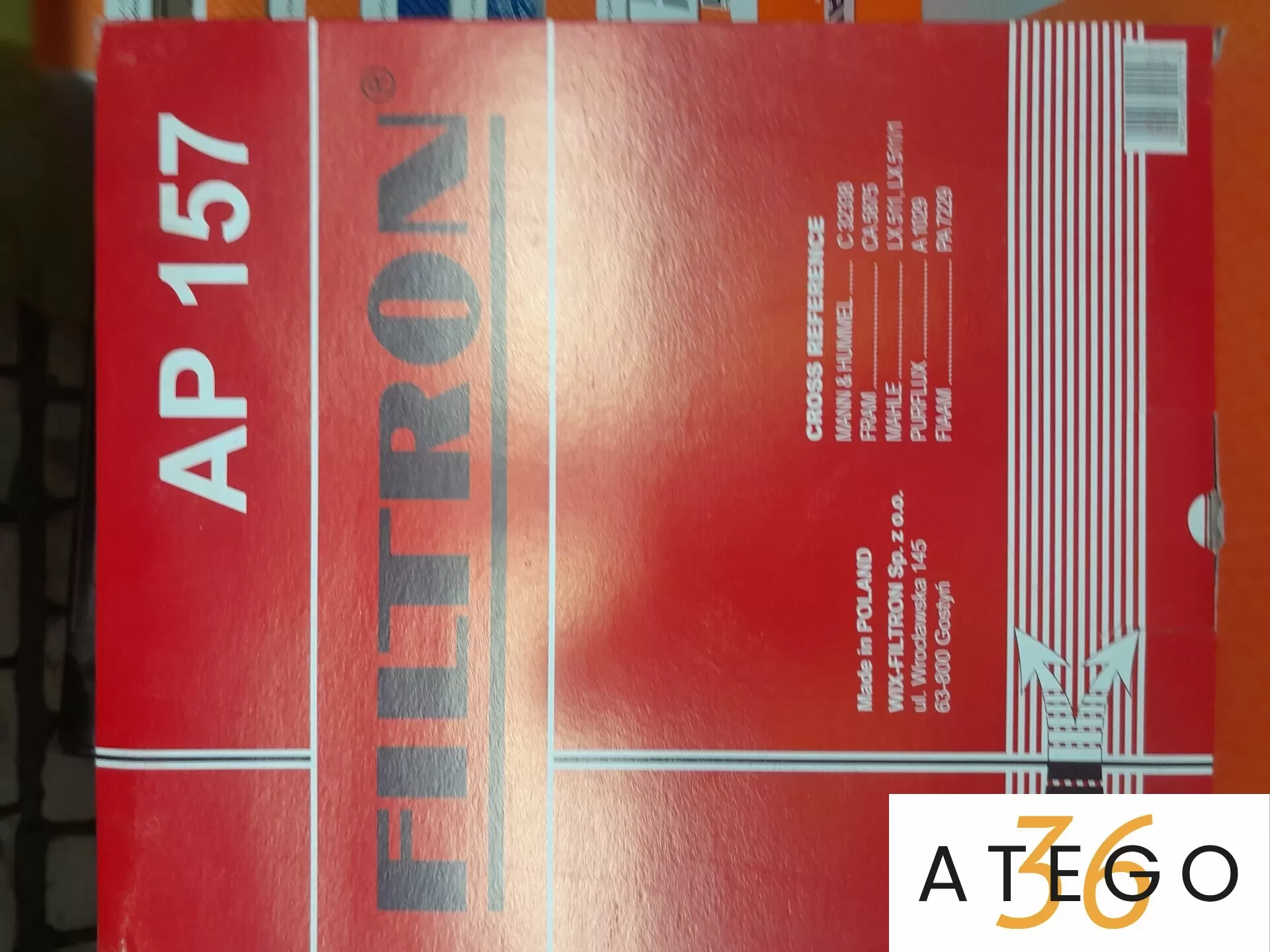 фильтр воздушный AP157 Mercedes-Benz Sprinter