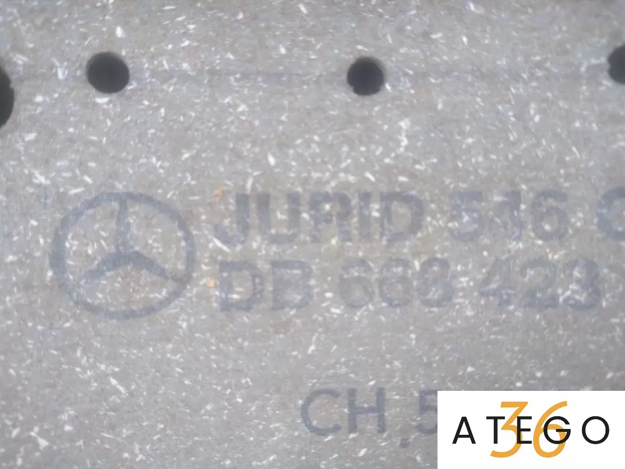 Накладки тормозные Мерседес-Бенц 608-711