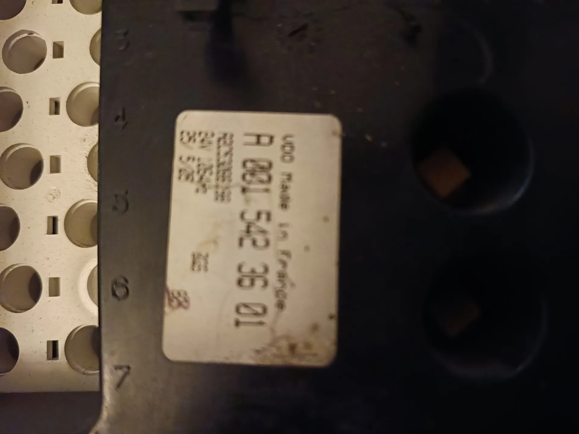 панель приборов A0015423601