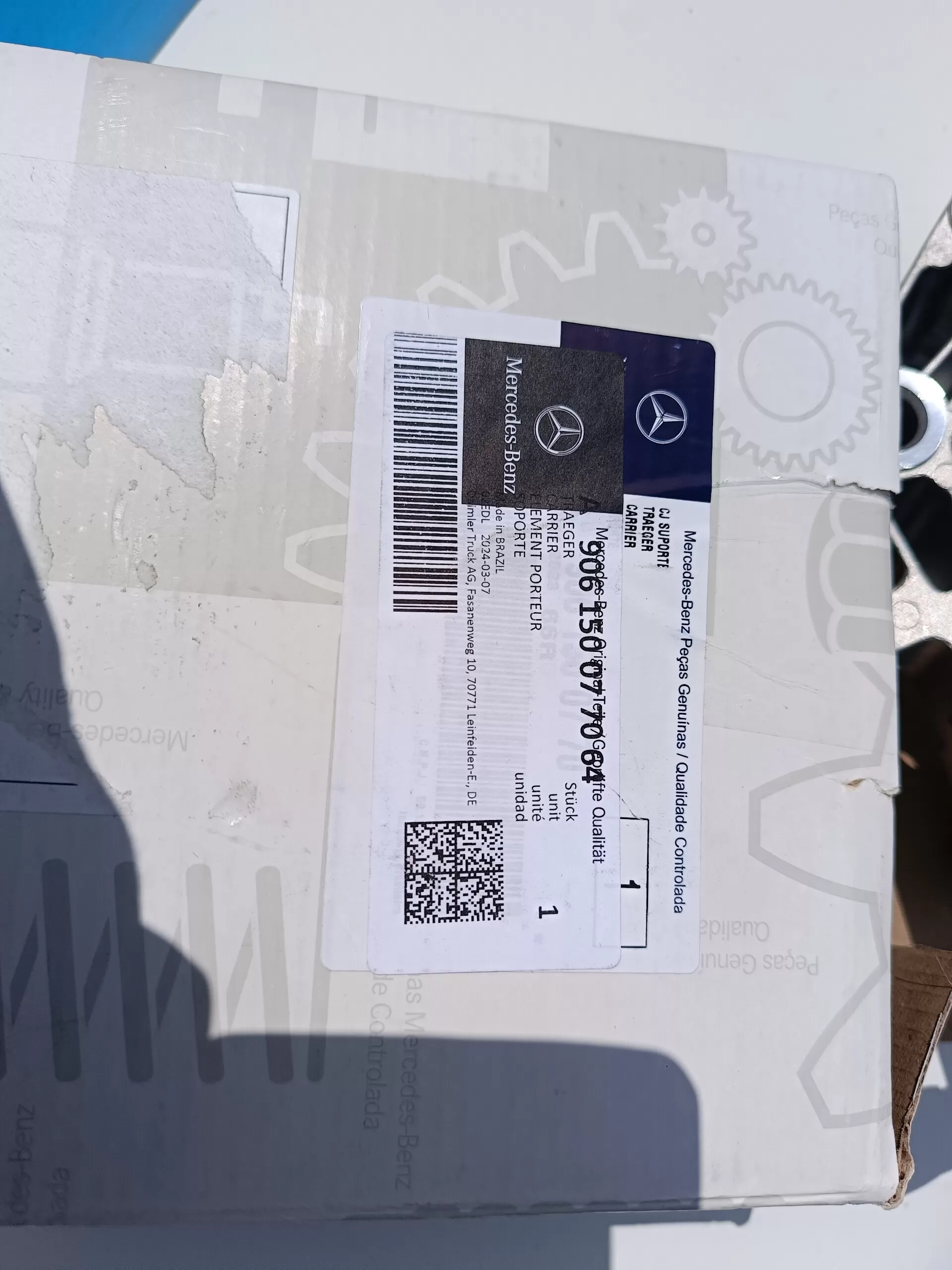 Кронштейн крепления генератора Mercedes Atego